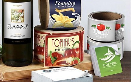 Food Product Labels manufactured by Nirmal Stickers & Labels