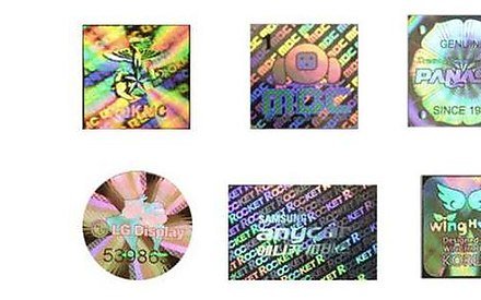 Holographic Stickers manufactured by Nirmal Stickers & Labels